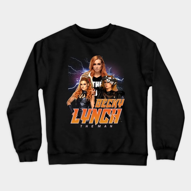 BECKY LYNCH Crewneck Sweatshirt by dawnttee